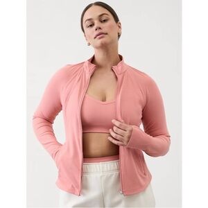 Athleta Salutation Jacket 2.0 Natural Rose Size Small